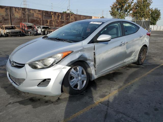 5NPDH4AE7CH121580 - 2012 HYUNDAI ELANTRA GLS SILVER photo 1