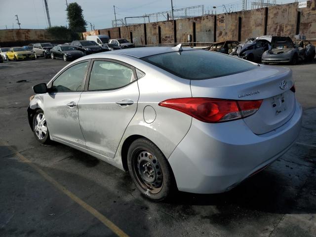 5NPDH4AE7CH121580 - 2012 HYUNDAI ELANTRA GLS SILVER photo 2