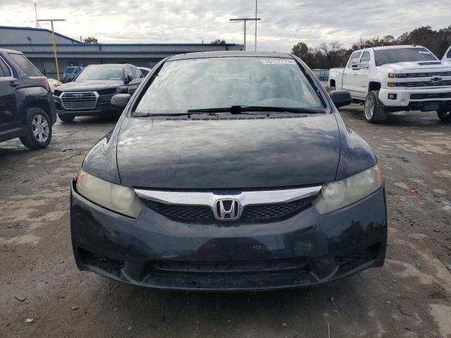 1HGFA16939L019111 - 2009 HONDA CIVIC EXL BLACK photo 5