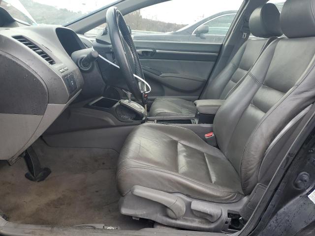 1HGFA16939L019111 - 2009 HONDA CIVIC EXL შავი ფოტო 7