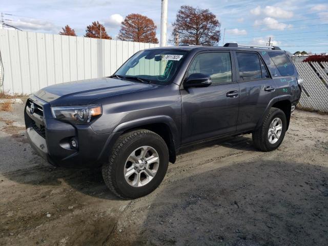 JTENU5JR2M5879638 - 2021 TOYOTA 4RUNNER SR5/SR5 PREMIUM ნაცრისფერი ფოტო 1