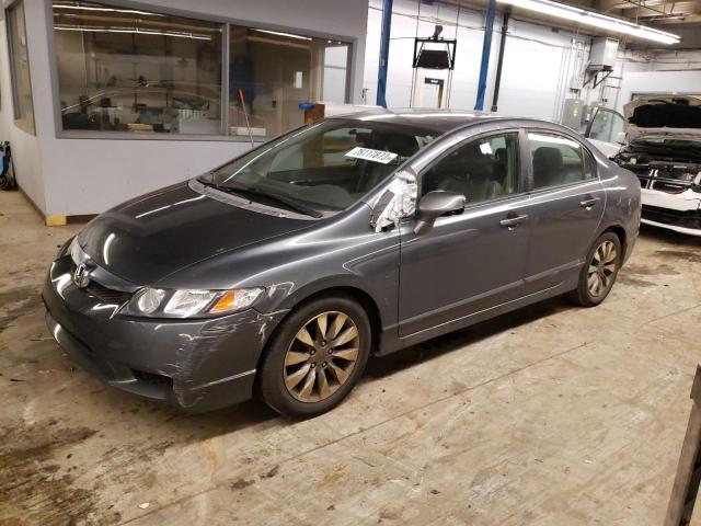 1HGFA16939L015978 - 2009 HONDA CIVIC EXL Մոխրագույն լուսանկար 1