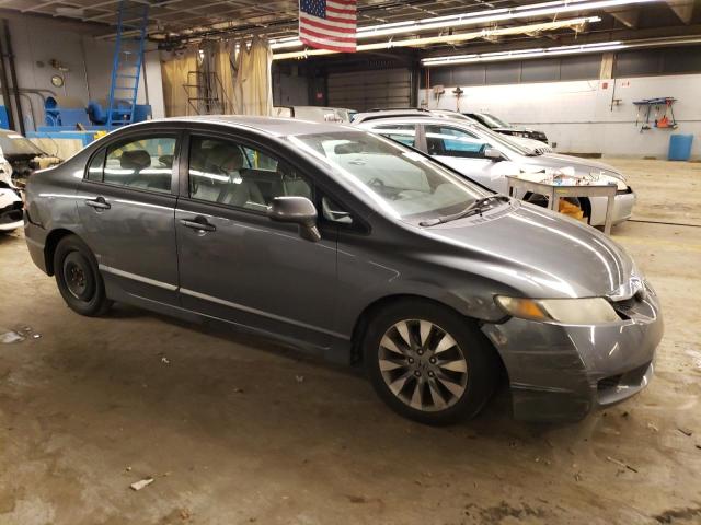 1HGFA16939L015978 - 2009 HONDA CIVIC EXL Մոխրագույն լուսանկար 4
