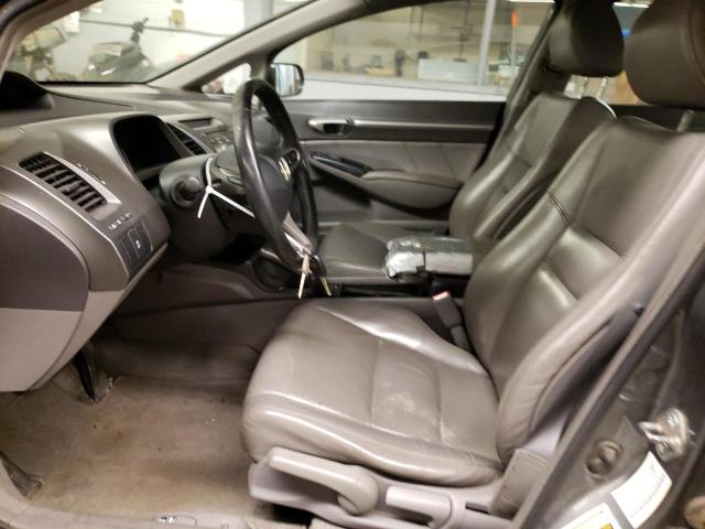 1HGFA16939L015978 - 2009 HONDA CIVIC EXL GRAY photo 7