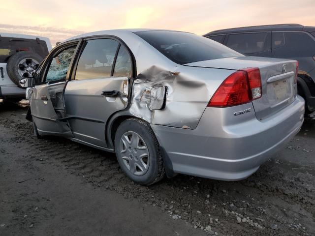2HGES16364H635752 - 2004 HONDA CIVIC DX VP GRAY photo 2