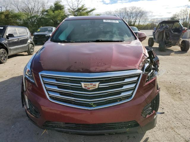 1GYKNARS8JZ124464 - 2018 CADILLAC XT5 RED photo 5