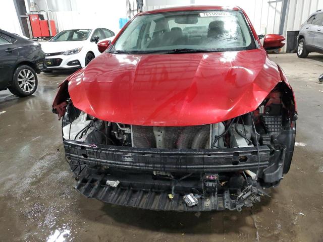 3N1AB7AP6JY216044 - 2018 NISSAN SENTRA S RED photo 5