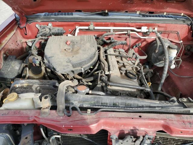 1N6DD26SX1C360139 - 2001 NISSAN FRONTIER KING CAB XE BURGUNDY photo 11