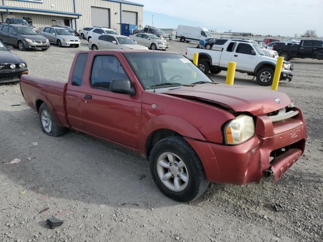 1N6DD26SX1C360139 - 2001 NISSAN FRONTIER KING CAB XE BURGUNDY photo 4