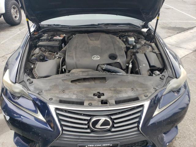 JTHBF1D25E5008015 - 2014 LEXUS IS 250 BLUE photo 11