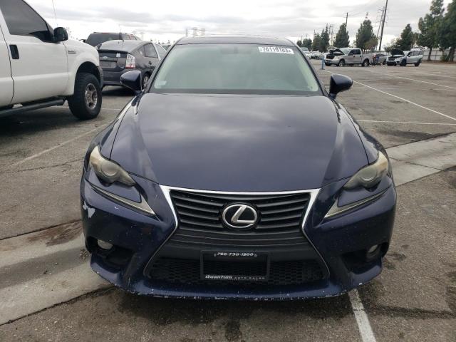 JTHBF1D25E5008015 - 2014 LEXUS IS 250 BLUE photo 5