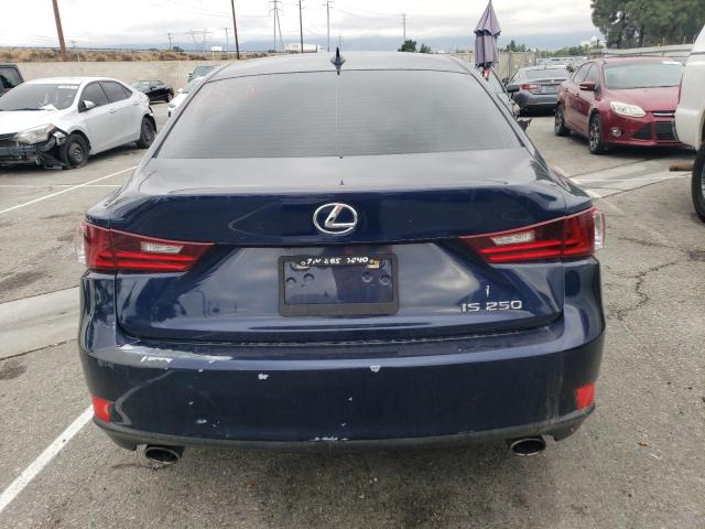 JTHBF1D25E5008015 - 2014 LEXUS IS 250 BLUE photo 6