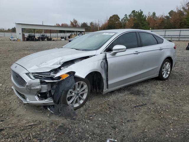 3FA6P0SU3KR145533 - 2019 FORD FUSION TITANIUM GRAY photo 1