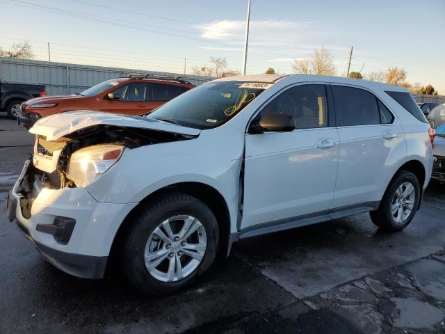 1GNFLCEK2DZ102230 - 2013 CHEVROLET EQUINOX LS WHITE photo 1