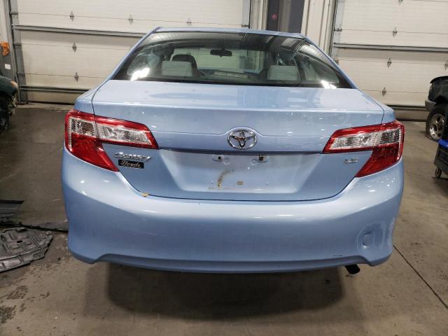 4T4BF1FK2ER337616 - 2014 TOYOTA CAMRY L BLUE photo 6