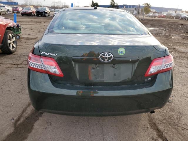 4T4BF3EKXBR121134 - 2011 TOYOTA CAMRY BASE GREEN photo 6