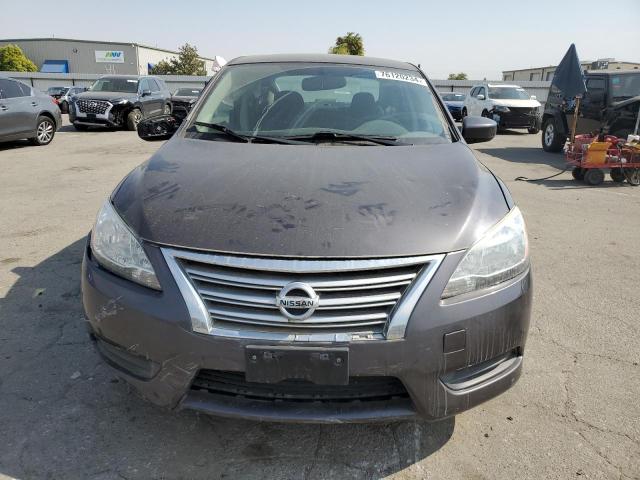 3N1AB7AP2EL687952 - 2014 NISSAN SENTRA S GRAY photo 5