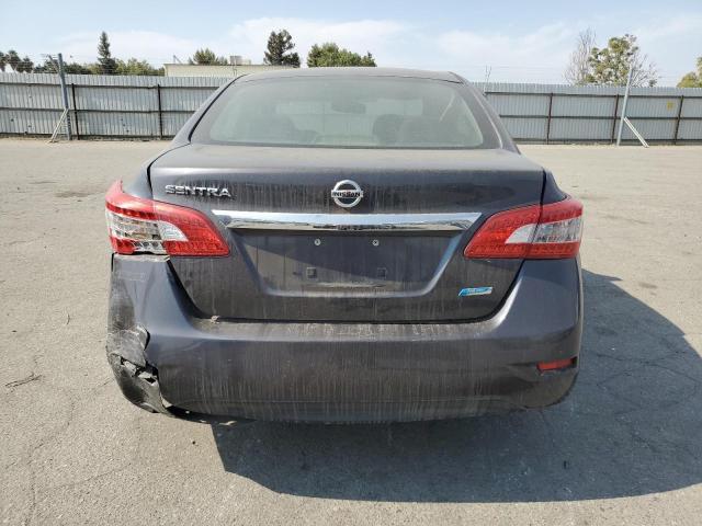 3N1AB7AP2EL687952 - 2014 NISSAN SENTRA S GRAY photo 6