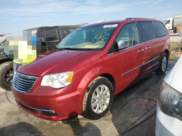 2C4RC1CG7CR118845 - 2012 CHRYSLER TOWN & COU TOURING L BURGUNDY photo 1