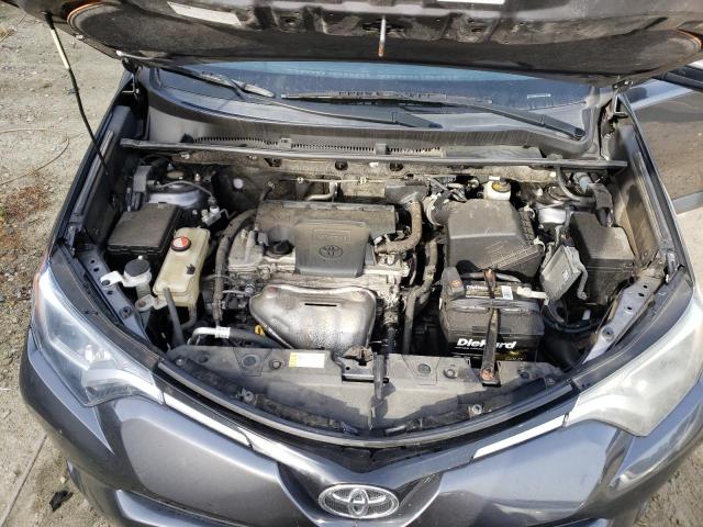 JTMRFREV3GD184268 - 2016 TOYOTA RAV4 XLE GRAY photo 12