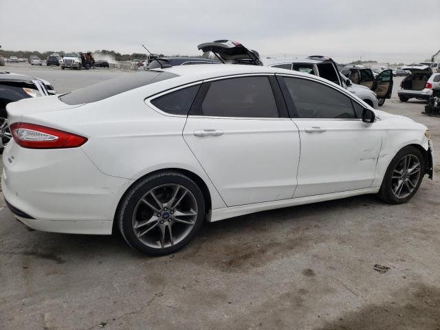 3FA6P0HR7DR299040 - 2013 FORD FUSION SE WHITE photo 3