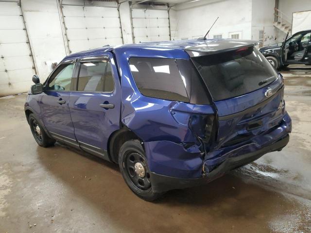 1FM5K8AR6EGC49571 - 2014 FORD EXPLORER POLICE INTERCEPTOR 蓝色 照片 2