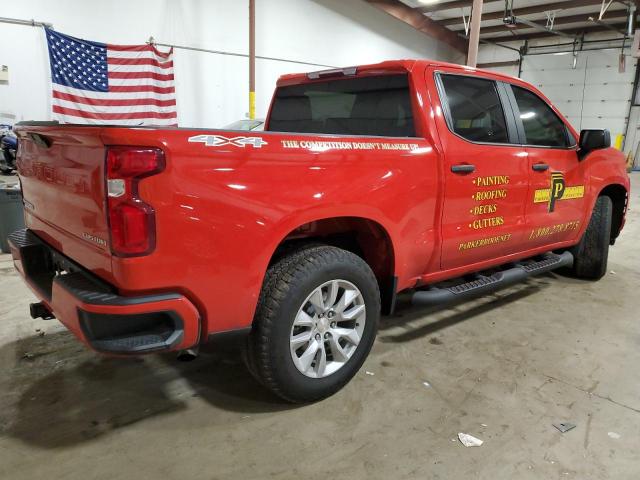 3GCPYBEK3NG166772 - 2022 CHEVROLET SILVERADO K1500 CUSTOM RED photo 3