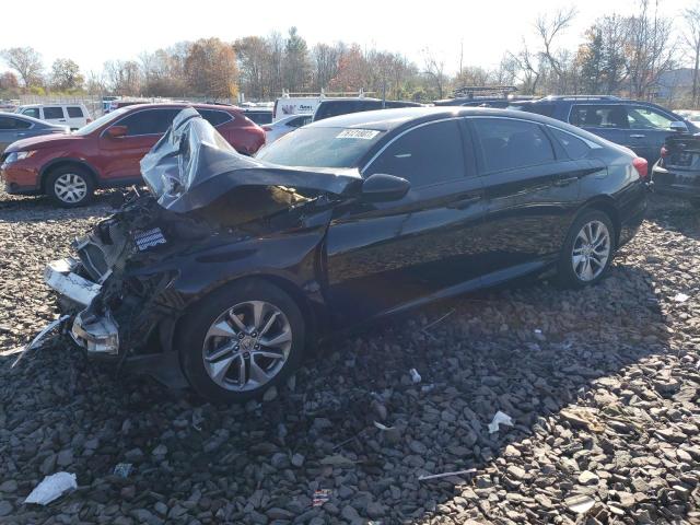 1HGCV1F16JA070457 - 2018 HONDA ACCORD LX BLACK photo 1