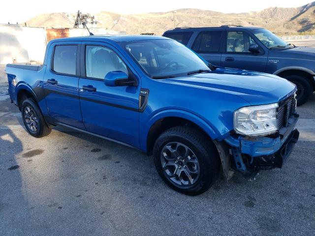 3FTTW8E9XNRA06882 - 2022 FORD MAVERICK XL BLUE photo 4