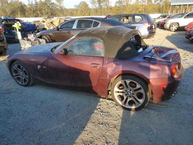 4USBT53463LT20674 - 2003 BMW Z4 3.0 勃艮第红 照片 2