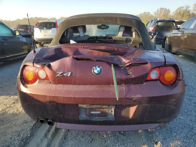 4USBT53463LT20674 - 2003 BMW Z4 3.0 勃艮第红 照片 6