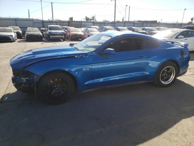1FA6P8CF4K5109089 - 2019 FORD MUSTANG GT BLUE photo 1