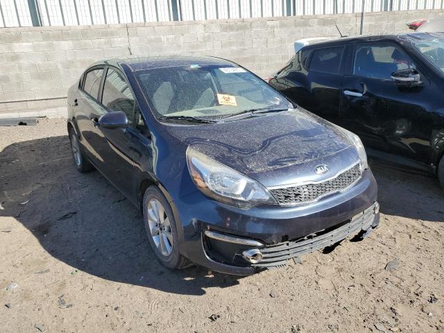 KNADN4A34G6626996 - 2016 KIA RIO EX BLUE photo 4