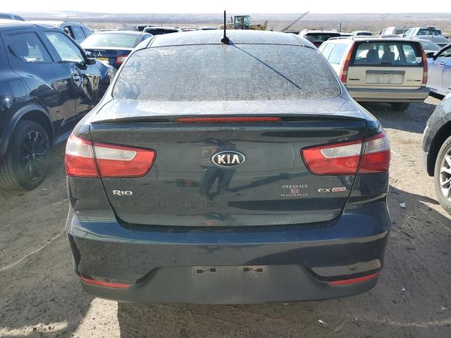 KNADN4A34G6626996 - 2016 KIA RIO EX BLUE photo 6