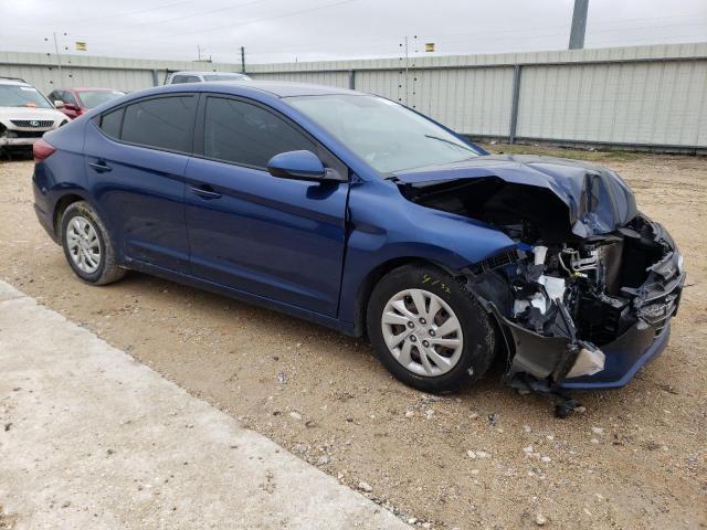 5NPD74LF7KH494111 - 2019 HYUNDAI ELANTRA SE BLUE photo 4