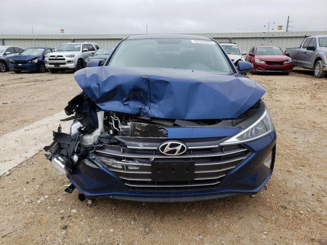 5NPD74LF7KH494111 - 2019 HYUNDAI ELANTRA SE BLUE photo 5