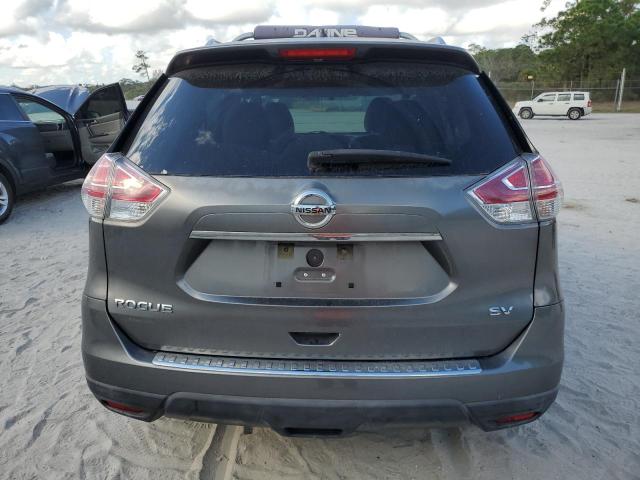 KNMAT2MT9FP540233 - 2015 NISSAN ROGUE S GRAY photo 6