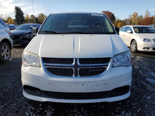 2C4RDGBG8DR506136 - 2013 DODGE GRAND CARA SE WHITE photo 5