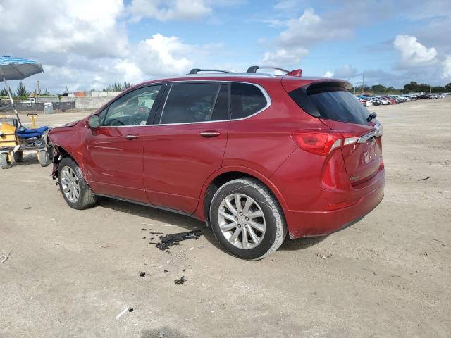 LRBFXCSA6KD022642 - 2019 BUICK ENVISION ESSENCE RED photo 2