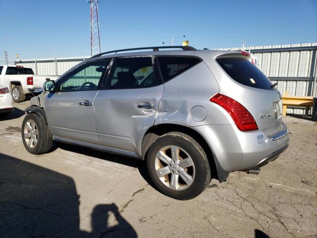 JN8AZ08W47W660881 - 2007 NISSAN MURANO SL SILVER photo 2