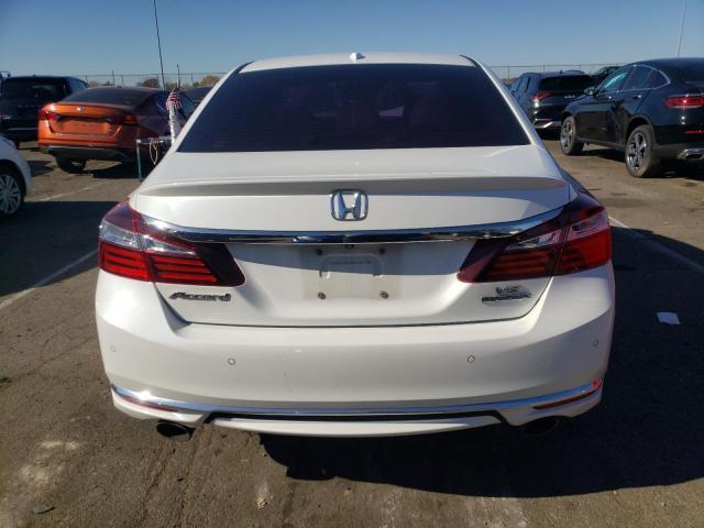 1HGCR3F96HA004281 - 2017 HONDA ACCORD TOURING WHITE photo 6