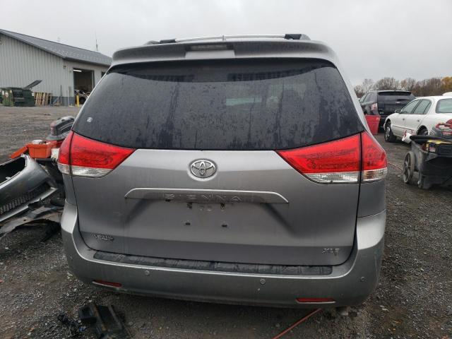 5TDYK3DC2BS029423 - 2011 TOYOTA SIENNA XLE GRAY photo 6