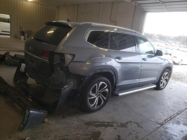 1V2TR2CA3MC541257 - 2021 VOLKSWAGEN ATLAS SEL PREMIUM GRAY photo 3