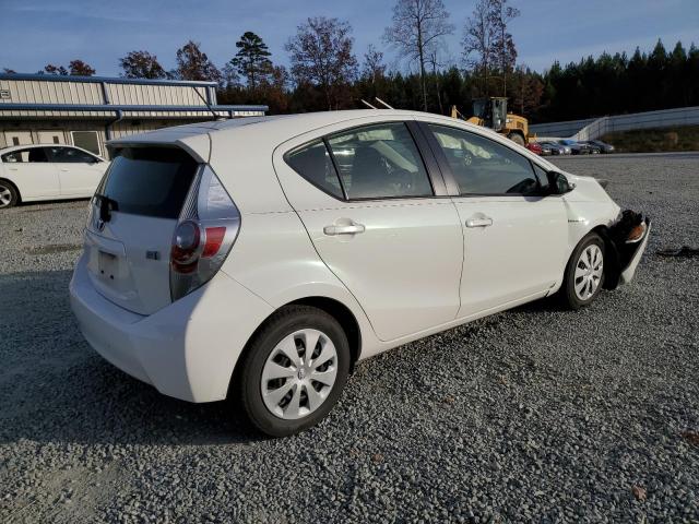 JTDKDTB38D1040137 - 2013 TOYOTA PRIUS C WHITE photo 3