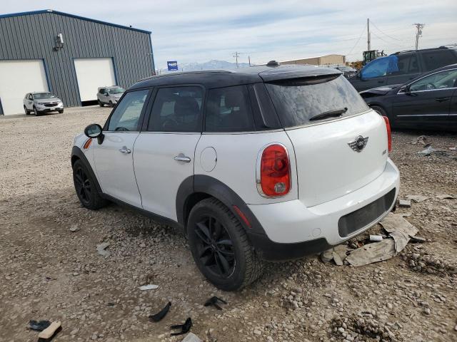 WMWZB3C53BWM00044 - 2011 MINI COOPER COUNTRYMAN WHITE photo 2