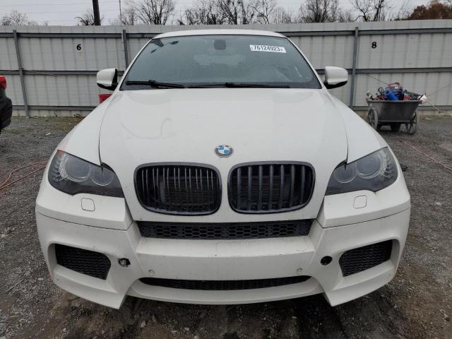 5YMGZ0C57CLL29588 - 2012 BMW X6 M WHITE photo 5