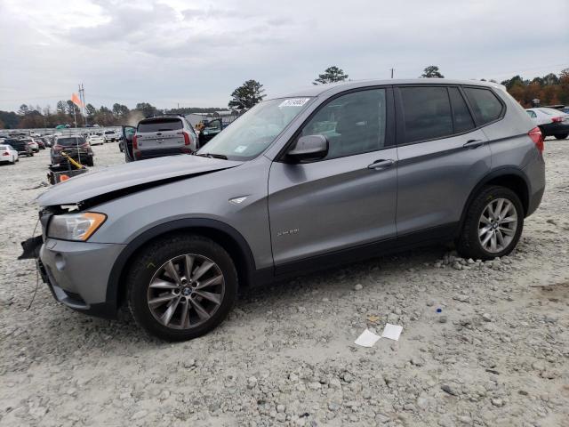 5UXWX9C50E0D18100 - 2014 BMW X3 XDRIVE28I GRAY photo 1