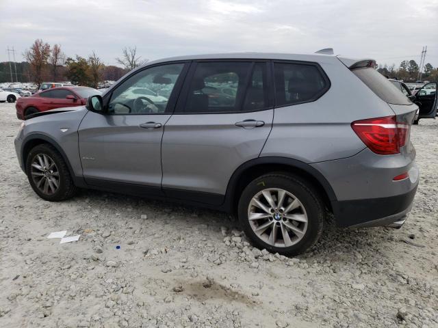 5UXWX9C50E0D18100 - 2014 BMW X3 XDRIVE28I GRAY photo 2