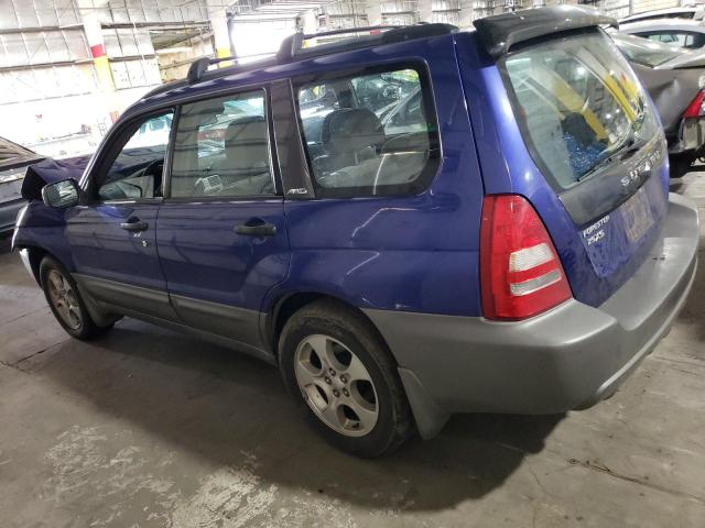 JF1SG65603H729101 - 2003 SUBARU FORESTER 2.5XS BLUE photo 2