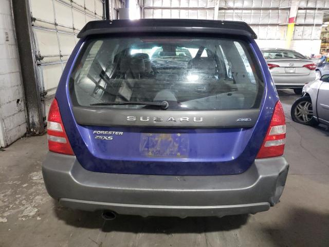 JF1SG65603H729101 - 2003 SUBARU FORESTER 2.5XS BLUE photo 6